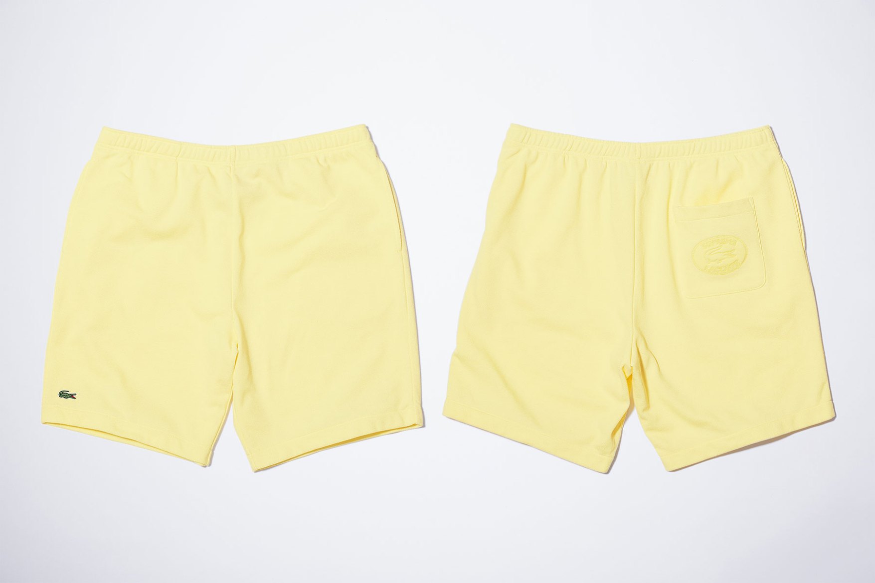 lacoste-supreme-yellow-shorts-2017-spring-summer-17