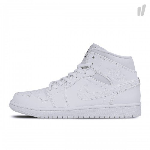 Triple White Air Jordan 1 Mid's For Your All White Aesthetic. - The Cut