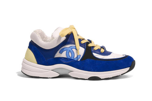 royal blue chanel sneakers